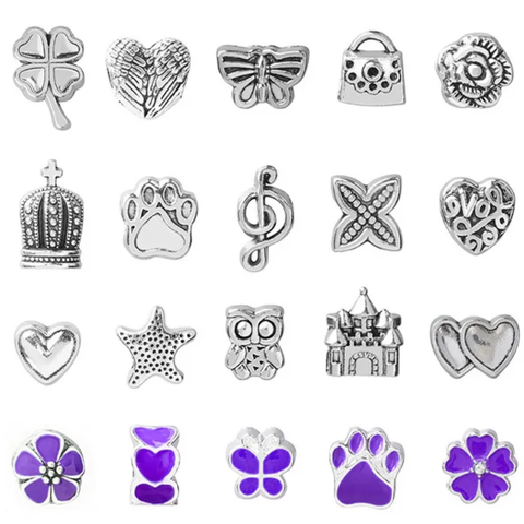 MOR 66 Parça DIY Kolye Bileklik Seti