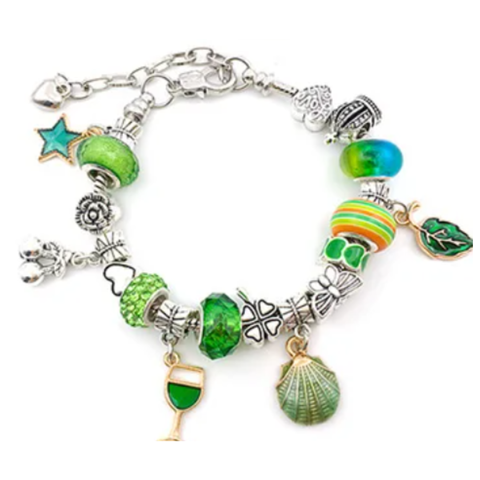 YEŞİL 66 Parça DIY Kolye Bileklik Seti