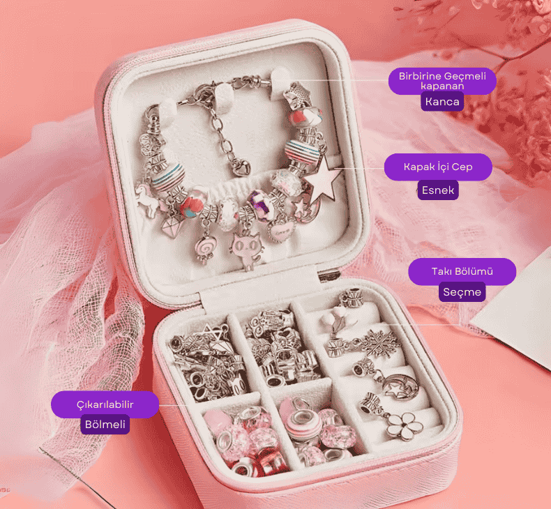 PRENSES DIY Takı Kutusu
