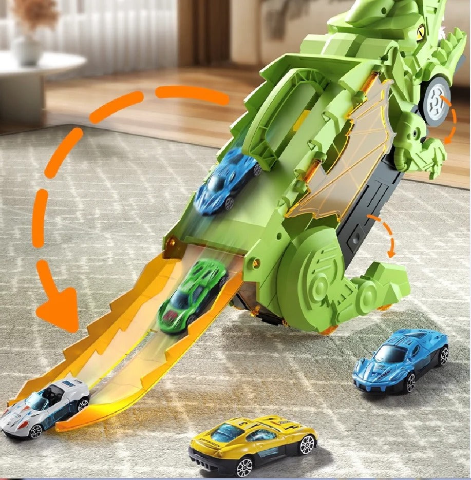 Transformer Araba Yutan Dinozor