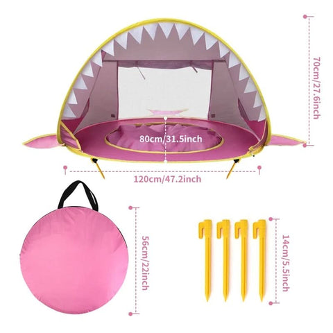 Babymoor 0-5 Yaş Havuzlu Plaj Çadırı