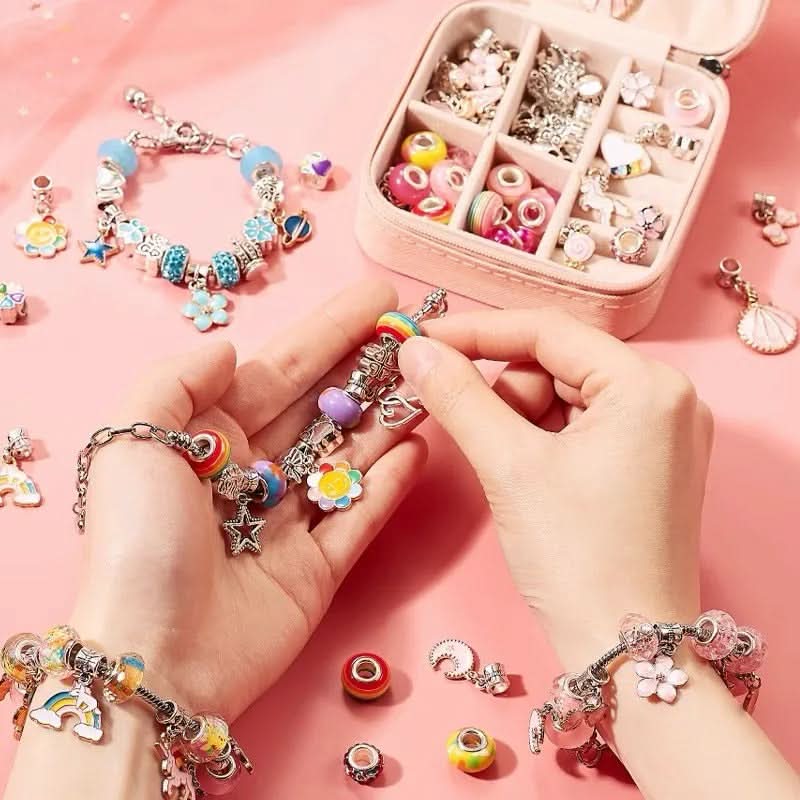 UNICORN 66 Parça DIY Kolye Bileklik Seti